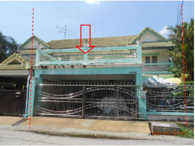 บ้านแฝดมือสองตำบลคลองสาม อำเภอคลองหลวง ปทุมธานี เนื้อที่ 45 ตร.ว
