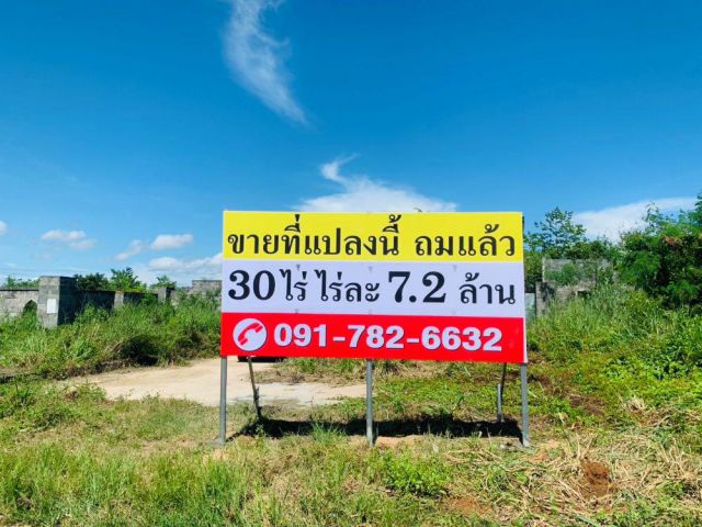 ขายที่ดินถมแล้ว 31 ไร่ ไร่ละ 7.2 ล้านบาท ใกล้หาดจอมเทียน ต.ห้วยใหญ่ อ.บางละมุง ชลบุรี