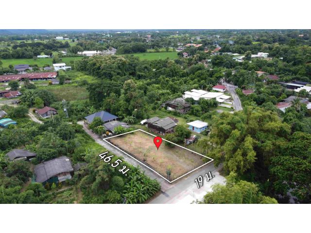 ที่ดิน 239 ตร.ว. ติดถนนคอนกรีต 2 ด้าน ถมแล้ว น้ำ-ไฟ-พร้อม