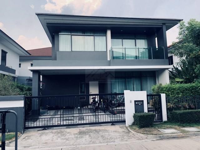 PB5750 ให้เช่าบ้านเดี่ยว 2 ชั้น โครงการ บุราสิริ กรุงเทพกรีฑา1  ซอยประชาร่วมใจ ถนนศรีนครินทร์-ร่มเกล้า ใกล้โรงเรียนนานาช