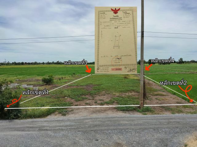 ขายที่ดินขนาดครึ่งไร่ โฉนด200ตรว. ถมแล้ว มีน้ำมีไฟ อำเภอเมืองสุพรรณบุรี