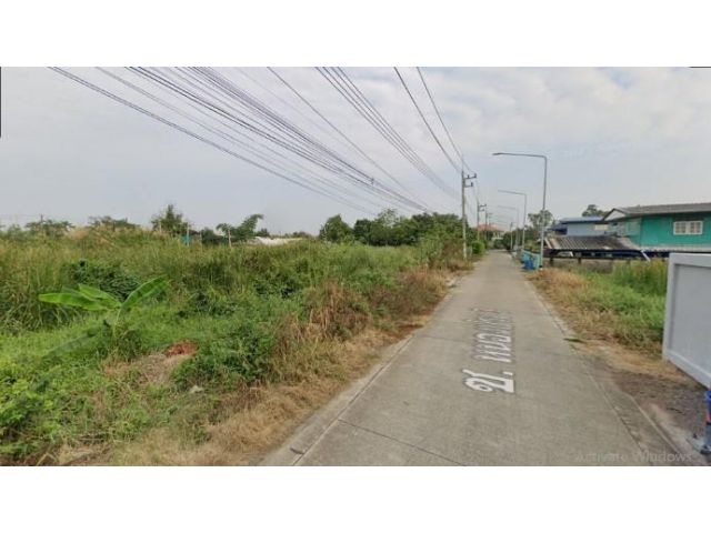 ที่ดินวัดหนองปรง ที่ดินเมืองปทุมธานี ที่ดินบางเดื่อ ห่างถนนใหญ่กรุงเทพปทุมธานี 1.5 กม. ใกล้ถนนราชพฤกษ์ แยกต่างระดับวัดไพ