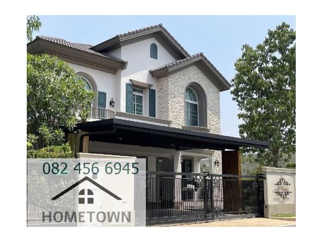 For Rent ให้เช่าบ้านเดี่ยว บ้านหรู 2 ชั้น โครงการนันทวัน รามอินทรา พหลโยธิน 50 ถนนเทพรักษ์ (ถนนตัดใหม่)
