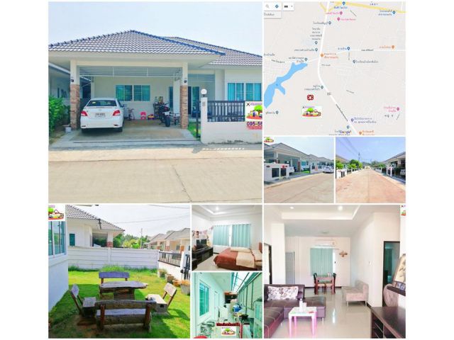 บ้านชั้นเดียว+เฟอร์ฯ ม.ราชพฤกษ์กรีนวิว ติดถนนเลี่ยงเมือง จ.ขอนแก่น
