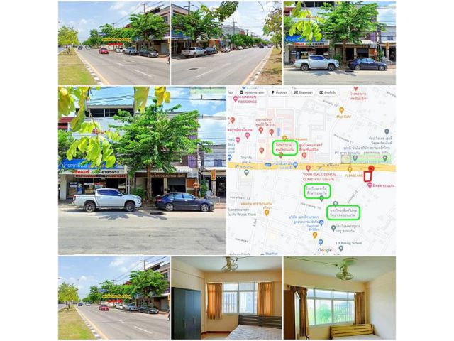 อาคารพาณิชย์ 3 ชั้นทำเลดี สภาพดี ติดถนนศรีจันทร์ ใกล้ ม.ศรีปทุม โรงพยาลาลศูนย์ขอนแก่น