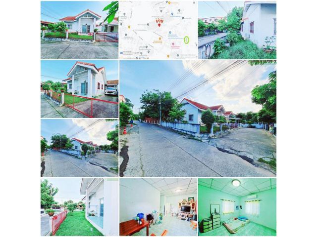บ้านชั้นเดียว แปลงหัวมุม ใกล้แหล่งงาน แหล่งเที่ยว สถานศึกษา แต่ไม่วุ่นวาย เดินทางสะดวก โซนโนนทัน เมืองขอนแก่น