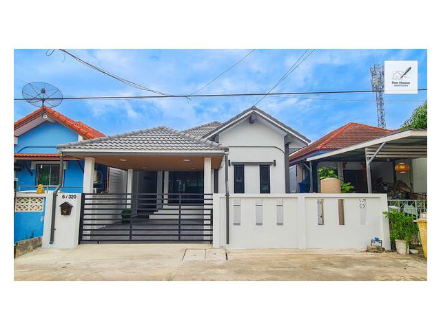 ขาย บ้านเดี่ยว 1ชั้น รีโนเวทใหม่ 3ห้องนอน ย่านหนองจอก มบ.วัฒนาร่มไทร ถ.สังฆสันติสุข26 หนองจอก มีนบุรี พร้อมอยู่