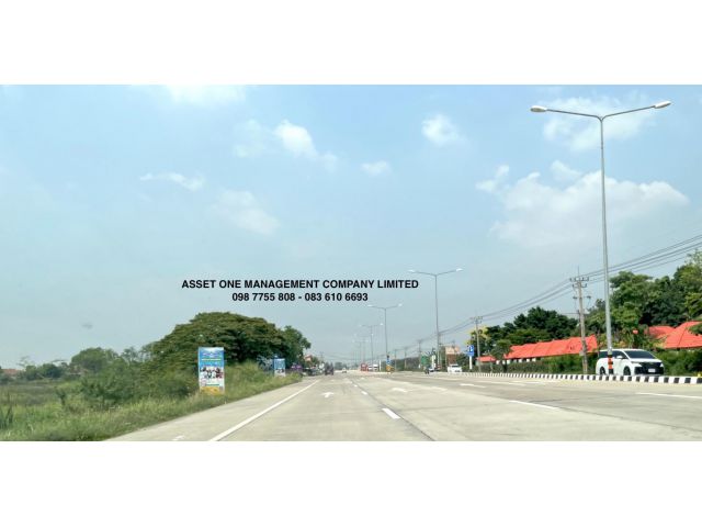 ขายไร่ละ 4 ล้านบาท ที่ดินติดถนนจอมพล ป. ( ทล.3056 ) บางปะอิน พระนครศรีอยุธยา 098 7755 808