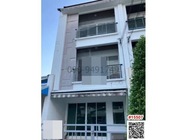 ขาย ทาวน์โฮม 3 ชั้น บ้านกลางเมือง s-sense ศรีนครินทร์ หลังมุม ใกล้ MRT ศรีอุดม