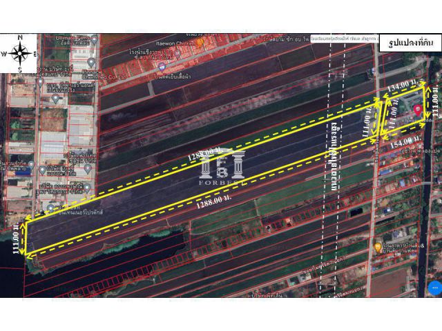 #ขายที่ดินเปล่ายังไม่ถม 73-3-16 ไร่ คลองสามวาไมตรีจิต