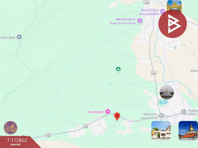 ขายที่ดิน เนื้อที่ 3 ไร่ 2 งาน 20 ตร.วา ติดถนน ใกล้วัดพระแท่น ลับแล อุตรดิตถ์