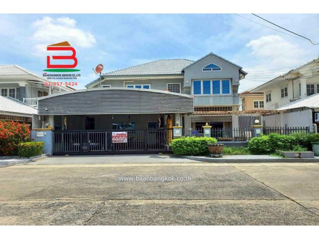 บ้านเดี่ยว หมู่บ้านบุรีรมย์ (ซอยคู้บอน 41) เนื้อที่ 66 ตร.ว (ใกล้แม็กซ์แวลูคู้บอน) แขวงสามวาตะวันตก เขตคลองสามวา กรุงเทพมหานคร