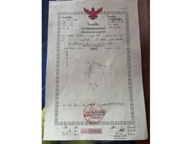ขายที่โฉนด17ไร่ๆละ160,000บาทต.ตูม อ.ปักธงชัย ติดถนน2ด้าน