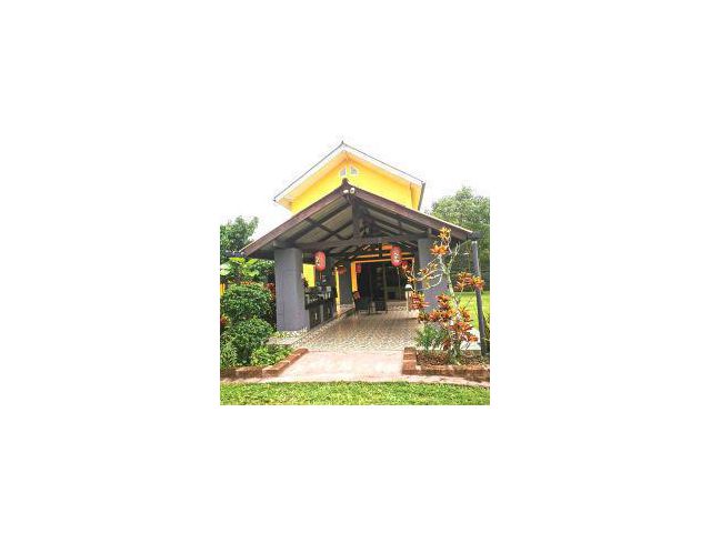 ขายบ้านสวนสวยพร้อมผลไม้ออร์แกนิคหลากหลาย เนื้อที่ 3 ไร่ 3  งาน (6,000 ตรม.)