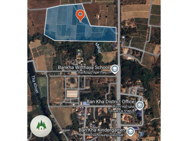 ขายที่ดิน บริเวณตลาดอำเภอบ้านคา จังหวัดราชบุรี เนื้อที่ 42 ไร่ 3 งาน 35 ตารางวา ราคาไร่ละ 450,000 บาท