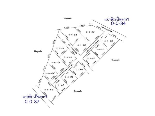 ขายที่ดินจัดสรร  ขายทั้งแปลง