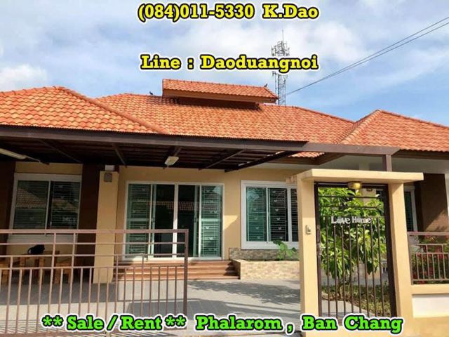 #Phalarom, Ban Chang ***Sale/Rent*** Land Area 115 Sqr.wah