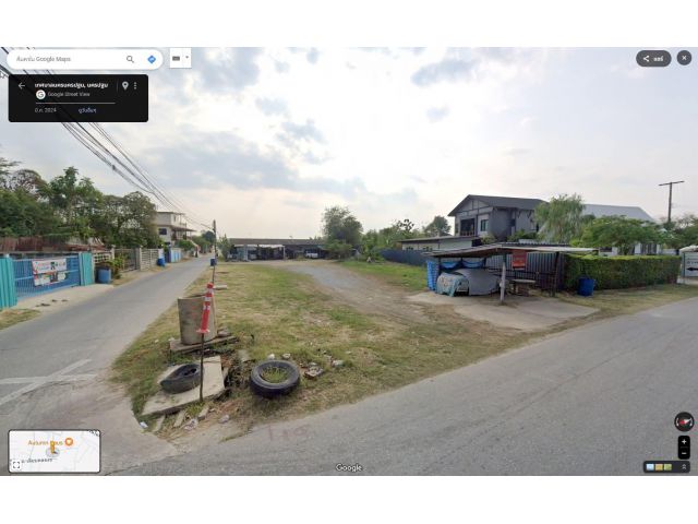 ขายที่ดิน1ไร่ ถมแล้วเสมอระดับถนน พร้อมสิ่งปลูกสร้าง