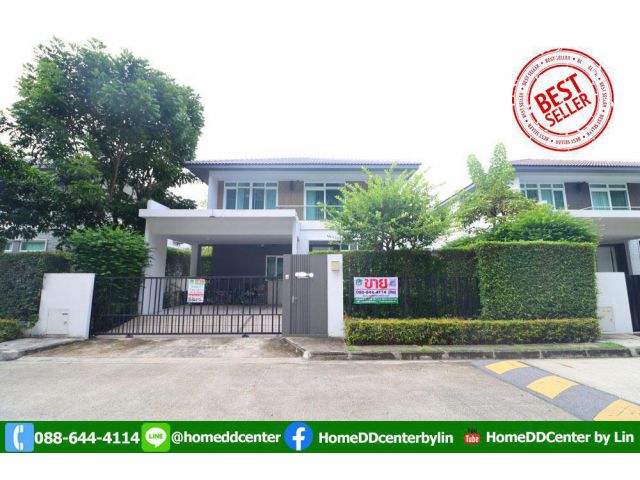 บ้านเดี่ยว “มัณฑนา ศรีนครินทร์–ร่มเกล้า” | 4 นอน 4 น้ำ | ที่ดิน 63.4 ตร.ว. ใช้สอย ~185 ตร.ม. | ใกล้สุวรรณภูมิ