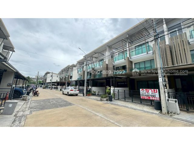 ขายทาวน์โฮม 3 ชั้น หมู่บ้านทาวน์อเวนิว โคโคส พระราม2 ซอย50 พื้นที่ 22.5 ตรว. ราคาถูกมาก ใกล้เซ็นทรัล พระราม2
