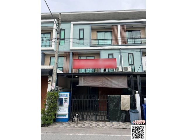 เช่า ทาวน์โฮม 3 ชั้น หมู่บ้าน  บ้านชญาดา @เวิร์ค บางนา กม.5  ใกล้สนามบินสุวรรณภูมิ