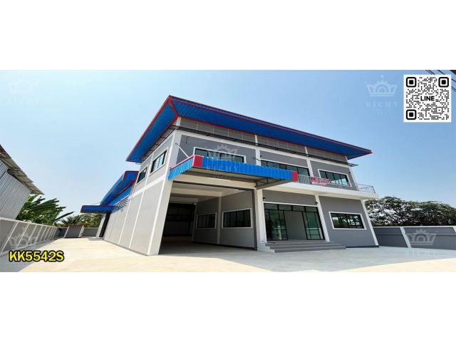 คุ้มค่าเกินตัว โรงงาน 250 ตร.ว. เพียง 10.5 ล้าน พื้นใต้หลังคา 567 ตร.ม. พื้นโรงงานรับโหลด 3 ตัน พร้อมออฟฟิศ 2 ชั้น
