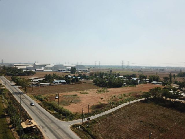 ขายที่ดินเปล่า สระบุรี  ติดถนนใหญ๋ (ทล.3267) ถนนสายโพธิ์พระยา-อ่างทอง-ท่าเรือ ต.โคกใหญ่  อ.บ้านหมอ จ.สระบุรี