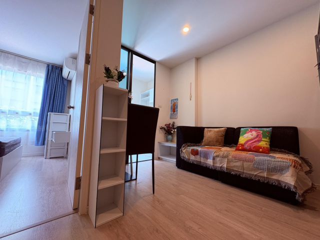 เช่า คอนโด I Condo Green Space Sukhumvit 77 เฟส 1 ตึก B ชั้น 2 ตกแต่งสวย พร้อมเครื่องใช้ไฟฟ้าครบ