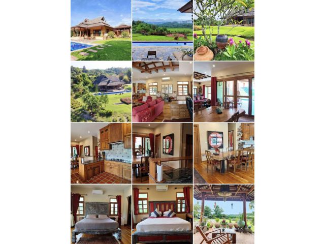 บ้านเดี่ยวหรูสไตล์ตะวันตก ท่ามกลางธรรมชาติ พร้อมวิวภูเขาแบบพาโนรามา 360 องศา อ.แม่ริม เชียงใหม่