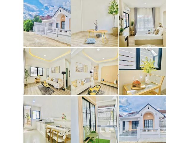 บ้านเดี่ยวชั้นเดียว อ.เมือง เชียงใหม่ สวยพร้อมอยู่ ใกล้แมคโคร และ สนามบินเชียงใหม่