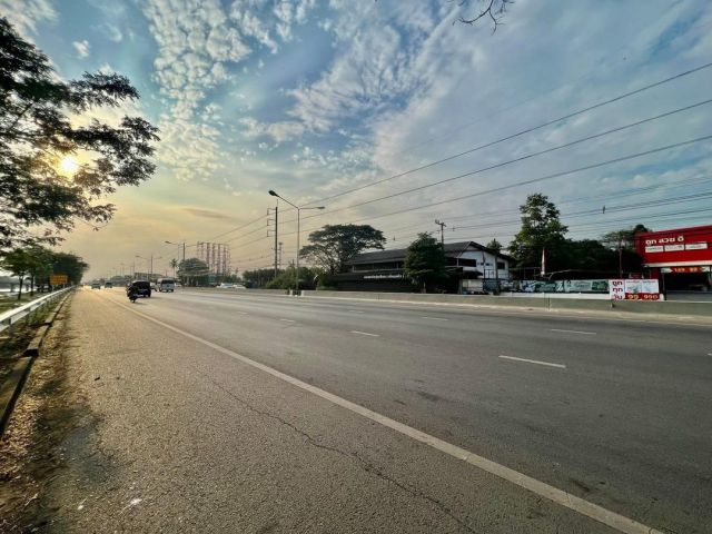 R68-89ที่ดิน57ไร่ติดถ.รังสิตค11  ขายที่ดิน57-3-74ไร่ (23,174ตรว)  ทำเล ติดถนนรังสิต นครนายก ระหว่างรังสิต นครนายกคลอง11-12 -ที่ดินติดกับบริษัท เอ