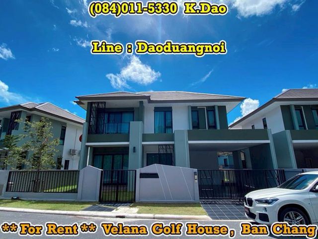 #Velana Golf House @Eastern Star Golf Course, Ban Chang *** House for Rent ***