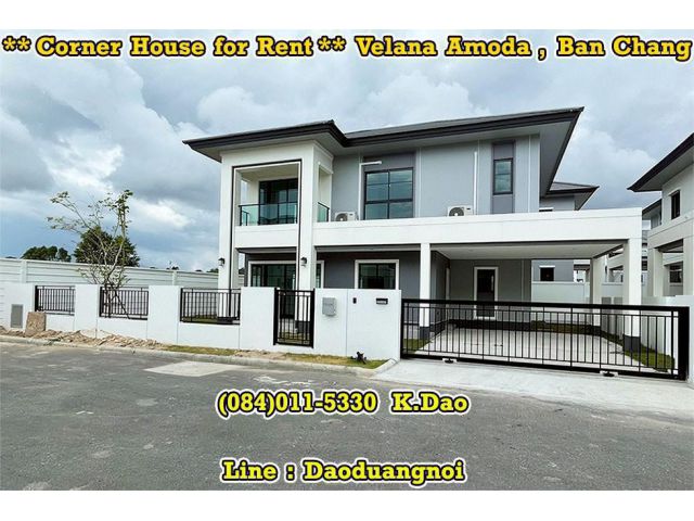 #Velana Amoda @Eastern Star Golf Course, Ban Chang *** Corner House for Rent ***