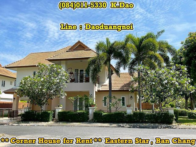 #Eastern Star Golf Course, Ban Chang *** Corner House for Rent *** Vintage 1