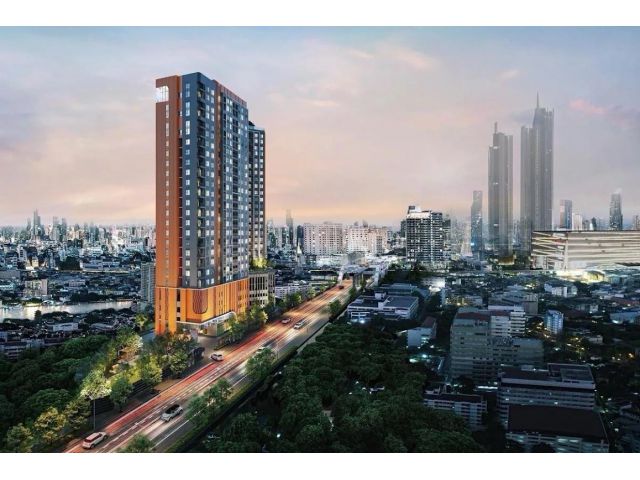 CM04340 ขายดาวน์ คอนโด โฟล บาย แสนสิริ FLO By Sansiri ถ.สมเด็จเจ้าพระยา