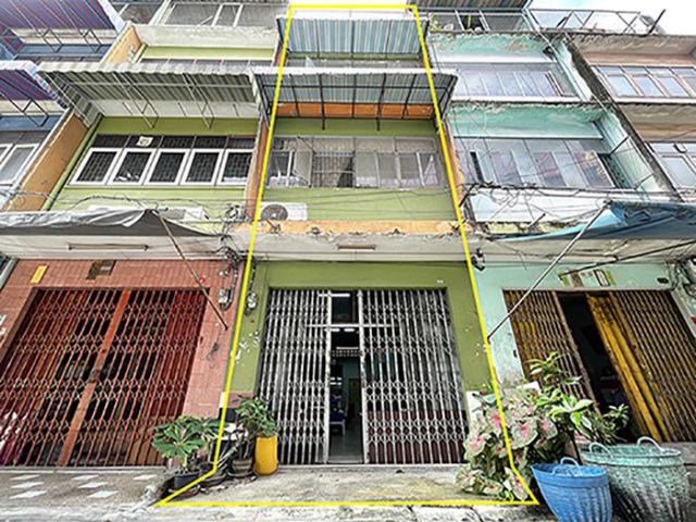 ขายอาคารพาณิชย์ ถนนตะนาว พระนคร ซอยตรอกศาลเจ้าพ่อเสือ กรุงเทพฯ