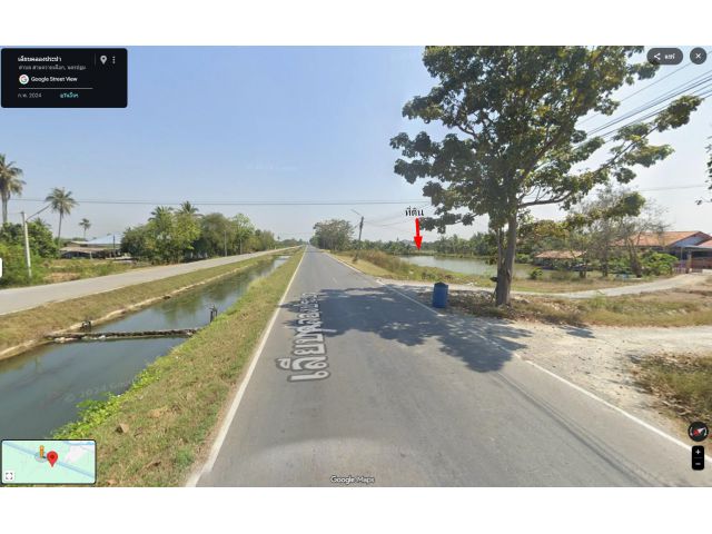 ขายที่ดินถมแล้ว1ไร่อยู่ เทศบาลเมืองสามควายเผือก ใกล้ทางด่วนM81