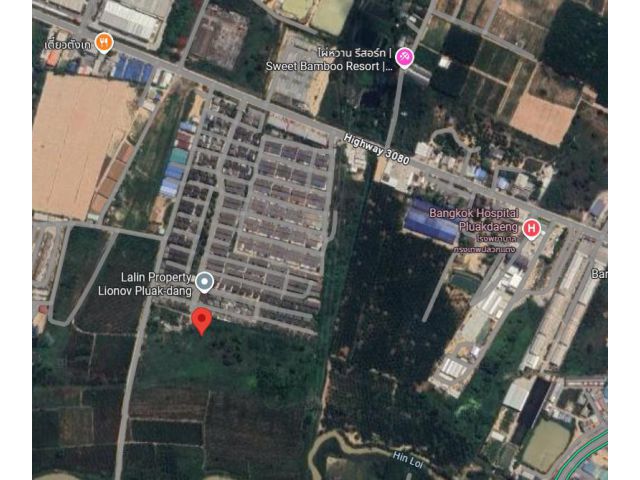 ขายที่ดิน ปลวกแดง ใกล้แยกวังตาผิน