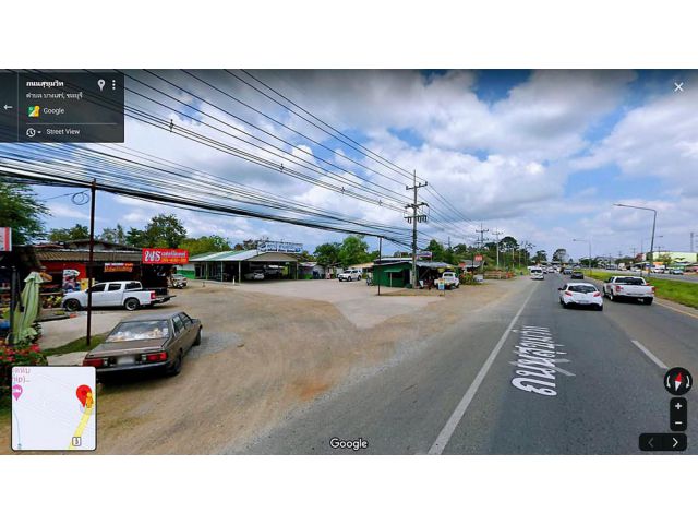 ที่ติดถนนใหญ่ สุขุมวิท บางเสร่ สัตหีบ ชลบุรี 10 ไร่ ใกล้ความเจริญ เดินทางสะดวก