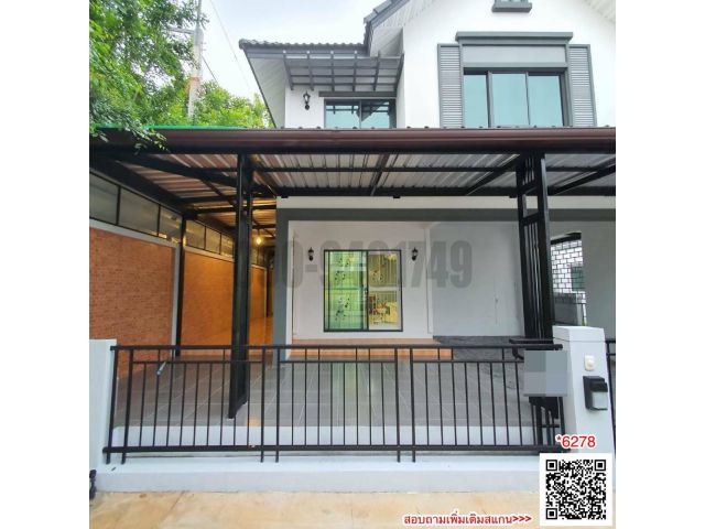 ขาย บ้านแฝด 2 ชั้น  หมู่บ้านโมดิ วิลล่า ลาดกระบัง-สุวรรณภูมิ ใกล้สนามบินสุวรรณภูมิ ใช้เวลาเพียง 15 นาที