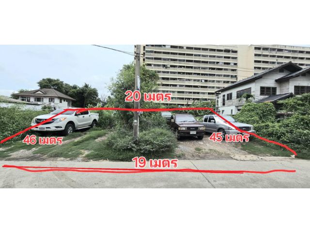 ขายที่ดิน ใกล้รถไฟฟ้าสายสีชมพู ซ.รามอินทรา 39 แยก 14 ขนาด 229 ตารางวา ถมแล้ว แปลงสวยเหมาะสร้างบ้านพักอาศัย