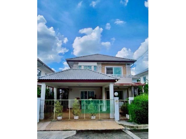 ขายบ้านเดี่ยว 2 ชั้น 55.3 ตร.ว. หมู่บ้าน ชวนชื่น เบลพาร์ค 4 ใกล้ตลาดถนอมมิตร