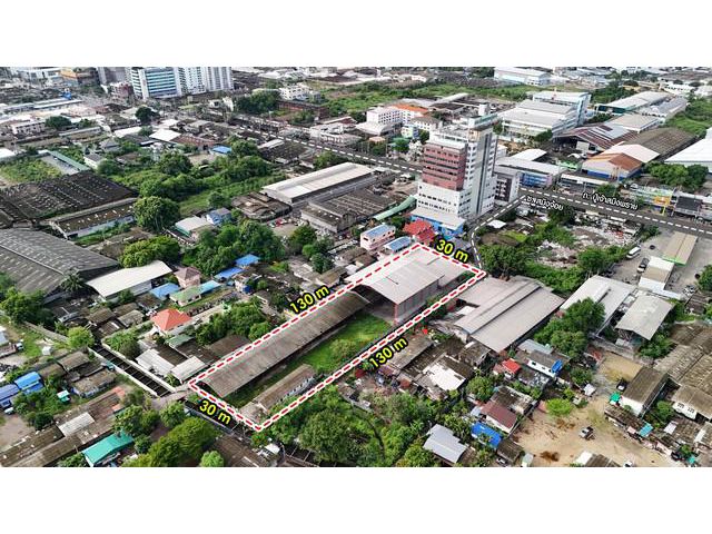 ที่ดินถนนปูเจ้าสมิงพราย พร้อมออฟฟิศ เนื้อที 986 ตารางวา