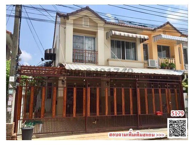 ขาย/เช่า ทาวน์เฮ้าส์หัวมุม หมู่บ้านกรุงทอง (กลอรี่เฮ้าส์) สายไหม33  โซนใกล้สวน
