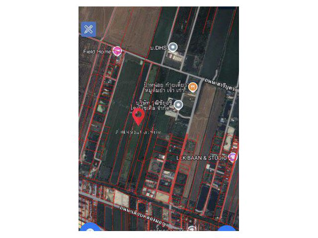 ขายที่ดินเปล่า เนื้อที่ 23-1-96 ไร่ ถนนสารีบุตร แขวงทับยาว เขตลาดกระบัง กทม.