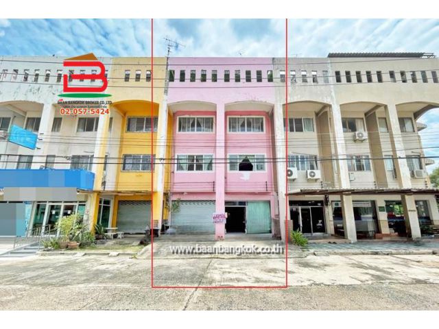 อาคารพาณิชย์ 4 ชั้น (2คูหาติดกัน) หมู่บ้าน ศุภาลัยบุรี รังสิตคลอง4 เนื้อที่ 44.2 ตรว. ต.คลองสี่ อ.คลองหลวง จ.ปทุมธานี