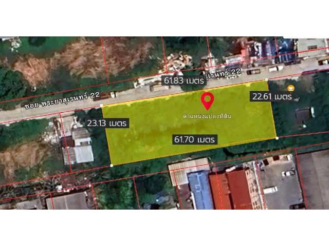 PK874ให้เช่าที่ดิน พระยาสุเรนทร์ 22 (รามอินทรา 109) 347 ตรว. ที่ดินถมแล้ว