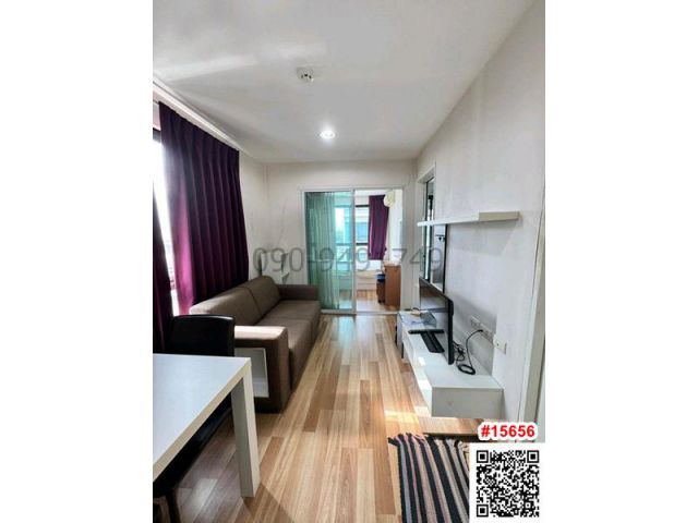 เช่า A Pool Condo Bangna ตึก B ชั้น 6 ห้องมุม ใกล้ BTS บางนา