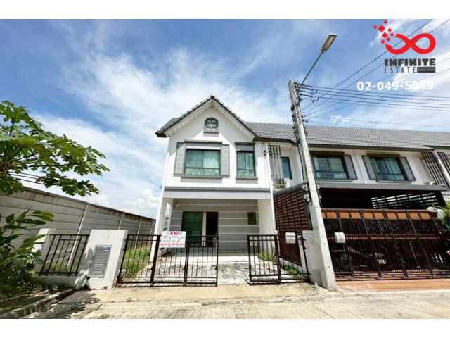 ขายทาวน์โฮม โมดิวิลล่า ราชพฤกษ์-ติวานนท์ (ถ.345)หลังริม 2ชั้น 26.5ตรว.