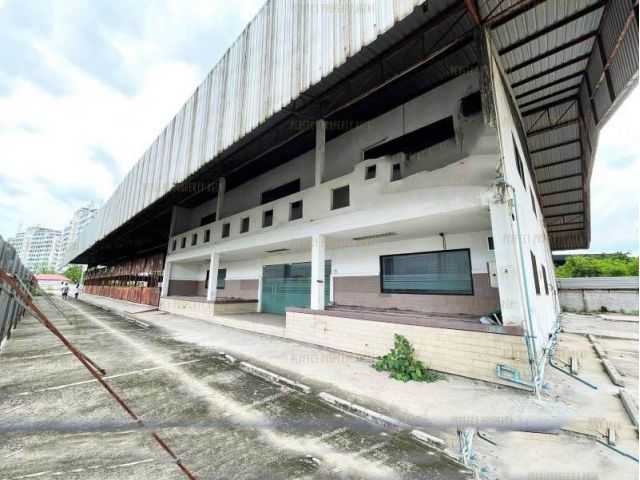 ขาย/ให้เช่า ที่ดิน พร้อมโกดังโรงงาน พื้นที่สีส้ม บางนา กม.1 อุดมสุข ลาซาล